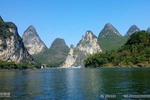 广州到广西桂林旅游_月光岛、桂林山水、象鼻山、灵渠五天游
