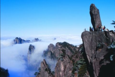 <黄山2日游>合肥参团，含黄山大门票，宿山上独卫