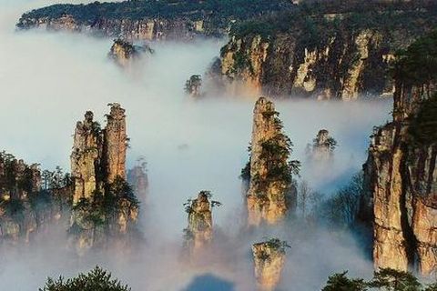 <张家界-袁家界-天门山4日游>赏阿凡达远景（当地游）